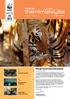 Inside. Message from the Country Representative APRIL. WWF Nepal newsletter. Tracking Tigers in the Terai Arc