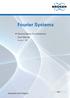 Fourier Systems. General Safety Considerations User Manual. Innovation with Integrity NMR