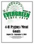 4-H Pygmy/Meat Goats August 23 September 3, 2018