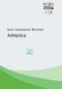 SPORT EXPLANATORY BROCHURE. Athletics. Nanjing Youth Olympic Games Organising Committee
