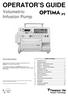 OPERATOR S GUIDE 237,0$ 37. Volumetric Infusion Pump. Introduction. Table of contents