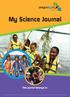 My Science Journal This journal belongs to: