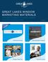 GREAT LAKES WINDOW. At-A-Glance Catalog of Everything Offered in the IRIS Marketing Portal July 2017 FEATURED