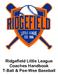 Ridgefield Little League Coaches Handbook T-Ball & Pee-Wee Baseball