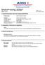 Safety data sheet according to 1907/2006 EG Date: 05/2012 Product: Boss Fluid AVKP Page 1 of 5 Update: Print: