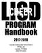 LISD. PROGRAM Handbook Leander Independent School District PO Box 218 Leander, TX (512)