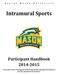 Intramural Sports. Participant Handbook