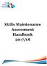 Skills Maintenance Assessment Handbook 2017/18