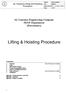 Lifting & Hoisting Procedure