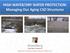 HIGH WATER/DRY WATER PROTECTION: Managing Our Aging CSO Structures