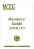 WTC. Westfields Tennis Club. Members Guide 2018/19
