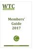 WTC. Westfields Tennis Club. Members Guide 2017