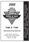 Track & Field. Championship Manual. Belmont Campbell UCF Florida Atlantic. Gardner-Webb Georgia State Jacksonville. Lipscomb Mercer Stetson Troy
