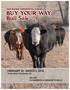 BUY YOUR WAY Bull Sale No. 9