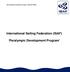 International Sailing Federation (ISAF) Paralympic Development Program
