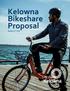 Kelowna Bikeshare Proposal
