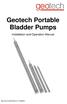 Geotech Portable Bladder Pumps