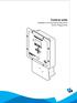 Control units. Installation and operating instructions Series: Megacontrol