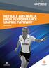 NETBALL AUSTRALIA HIGH PERFORMANCE UMPIRE PATHWAY 2017 EDITION