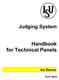 Judging System. Handbook for Technical Panels. Ice Dance