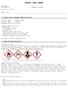 SAFETY DATA SHEET. 1. Product and Company Identification. Product Name : VMP NAPHTHA Product Code : 1450N Recommended Use: Solvent