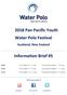 2018 Pan Pacific Youth Water Polo Festival