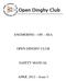 Open Dinghy Club ANGMERING ON SEA OPEN DINGHY CLUB SAFETY MANUAL. APRIL 2012 Issue 3