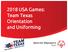 2018 USA Games: Team Texas Orientation and Uniforming