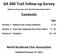 GA 400 Trail Follow up Survey. Contents