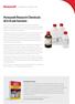 Honeywell Research Chemicals ACS Grade Solvents