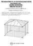 BHG Sullivan Ridge 10' x 10' steel hard top gazebo with net, steel without E-coat ASSEMBLY INSTRUCTIONS ITEM# BH