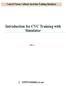 Central Venous Catheter Insertion Training Simulator Introduction for CVC Training with Simulator