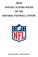 2018 OFFICIAL PLAYING RULES OF THE NATIONAL FOOTBALL LEAGUE. Roger Goodell, Commissioner