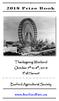 l 2018 Prize Book Thanksgiving Weekend October 5 th to 8 th, 2018 Burford Agricultural Society Fall Harvest