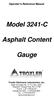 Model 3241-C. Asphalt Content. Gauge