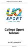 College Sport Manual