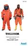 Chemical protective suits User manual TRELLCHEM LIGHT
