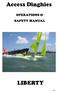 Access Dinghies LIBERTY OPERATIONS & SAFETY MANUAL. Page 1