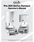 Pro 200 Series Furnace Operator's Manual