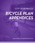 BICYCLE PLAN APPENDICES