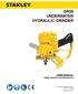 GR29 UNDERWATER HYDRAULIC GRINDER