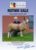 RUTHIN SALE. The Future s Bright, the Future s Blue. Thursday 20th September, 2018