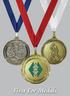 Size Guide - Medals shown actual size