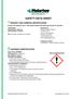 1 PRODUCT AND COMPANY IDENTIFICATION 2 HAZARD(S) IDENTIFICATION SAFETY DATA SHEET GHS CLASSIFICATION