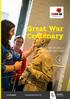Great War Centenary TIPS FOR VISUALLY IMPAIRED VISITORS GREAT WAR CENTENARY TIPS FOR VISUALLY IMPAIRED VISITORS