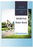 Tour of Cambridgeshire 2018 SPORTIVE Rider Book
