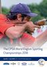 The CPSA World English Sporting Championships 2018