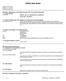 Safety data sheet. B3503, Item nr A & S A Used with: A