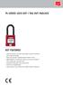 74 SERIES LOCK OUT / TAG OUT PADLOCK KEY FEATURES