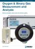 Oxygen & Binary Gas Measurement and Analysis